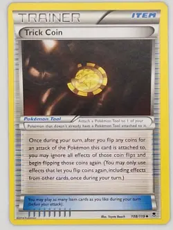 Trick Coin 108/119 Pokemon - XY Phantom Forces MP - Image 1
