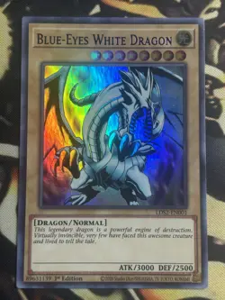 Yugioh: Blue-Eyes White Dragon - LDS2-EN001 - Ultra Rare Purple - 1st Edition NM - Image 1