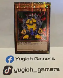 YUGIOH YELLOW GADGET MP24 QUARTERLY CENTURY SECRET LIGHT PLAYED 1ST EDITION - Image 1