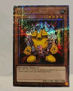 YUGIOH YELLOW GADGET MP24 QUARTERLY CENTURY SECRET LIGHT PLAYED 1ST EDITION - Image 2