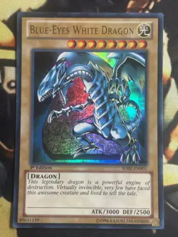 Yugioh: Blue-Eyes White Dragon - SDBE-EN001 - Ultra Rare - 1st Edition - NM - Image 1