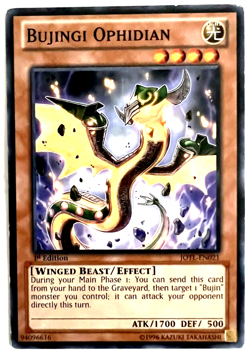 YuGiOh! - Bujingi Ophidian - JOTL-EN021 - 1st Edition - Common - Image 1