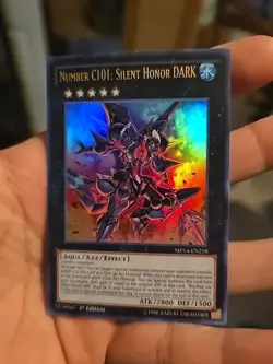 Yugioh NM Pack Fresh C101 Silent Honor Dark - Ultra MP14-EN218 XYZ 1st ED - Image 2