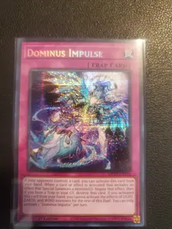 1x (M/NM) Dominus Impulse MP25-EN116 Prismatic Secret Rare 1st Edition Yugioh - Image 1