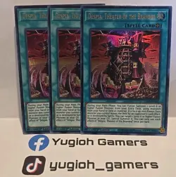 YUGIOH DESPIA THEATER OF THE BRANDED X3 ULTRA GFP2 1ST EDITION LIGHT PLAYED - Image 1