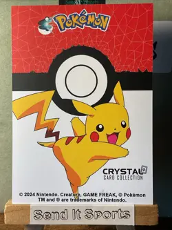 Pokemon Nintendo Crystal Card Collection Shellder #090 Stained Glass Holo - Image 2