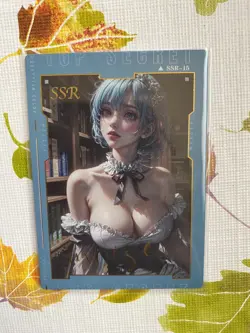 ❤REM - Goddess Story Anime Waifu Doujin Card - MEISE - MEI SE - SSR-15 RE:ZERO - Image 1