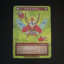 Sorcery Contested Realm SAMPLE Card - Sacred Scarabs - Pre Alpha - Image 1