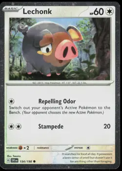 Miscellaneous Cards & Products Lechonk 154/198 Promo Pokemon (Cosmos Holo) NM/M - Image 1