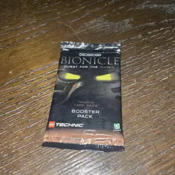 Lego Bionicle Quest for the Masks Booster Pack 9 Cards Per Pack 2001 New - Image 1