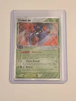 2005 Pokemon TCG Card - Crobat ex - EX Deoxys 96/107 Holo Rare (MP) - Image 1