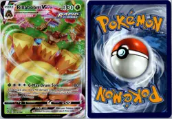 POKEMON CARD - RILLABOOM VMAX 023/264 FUSION STRIKE VMAX RARE HOLO NEAR MINT - Image 3