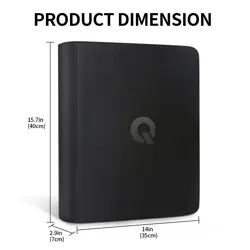 Toploader Binder for 324 Cards, 9-Pocket Card Folder for Trading/Sports - Image 2