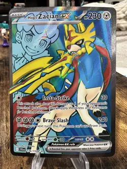 Hop's Zacian EX Holo Ultra Rare Card 176/159 Sv09: Journey Together - Image 1