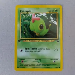 Caterpie 53/75 Neo Discovery 1st Edition Common WOTC Collectible Pokemon Card - Image 1
