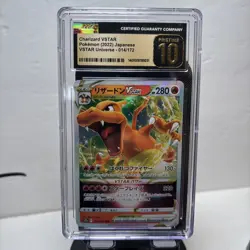 Pokemon Charizard VSTAR Holo Card 2022 Japanese Edition 014/172 CGC 10 PRESTINE - Image 1