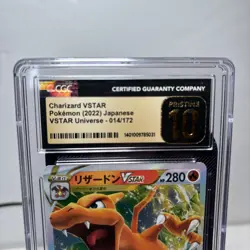 Pokemon Charizard VSTAR Holo Card 2022 Japanese Edition 014/172 CGC 10 PRESTINE - Image 3