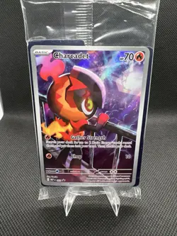 Pokemon Charcadet 022 MEP Basic Holo Promo Phantasm Card English 2025 sealed - Image 1