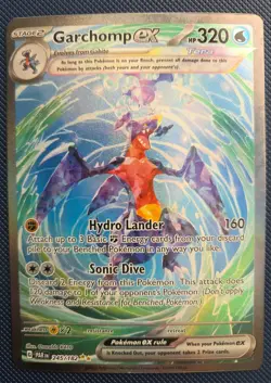 Pokemon Garchomp TCG EX 245/182 Paradox Rift Holo Special Illustration Rare Card - Image 1