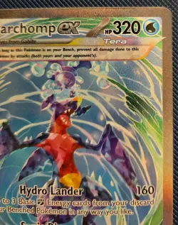 Pokemon Garchomp TCG EX 245/182 Paradox Rift Holo Special Illustration Rare Card - Image 4