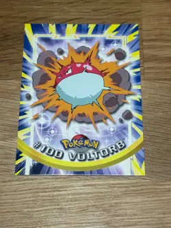 Voltorb #100 Topps Blue Logo Non Holo Pokemon Card - Image 1