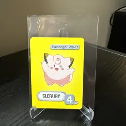 2005 Pokemon Master Trainer Board Game Pokemon Card RARE Clefairy - Image 1