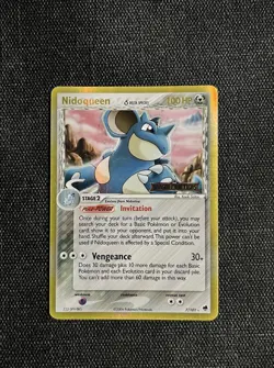 Nidoqueen 7/101 Reverse Holo Delta Species Dragon Frontiers Pokemon Card LP/NM - Image 1