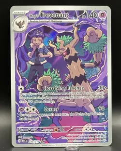 Pokemon TCG Hop's Trevenant Full Art Holo Rare Card 237/217 140 HP English - Image 1