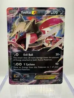 Pokemon TCG Yveltal EX XY150 Ultra Rare Promo Card 2014 LP - Image 1