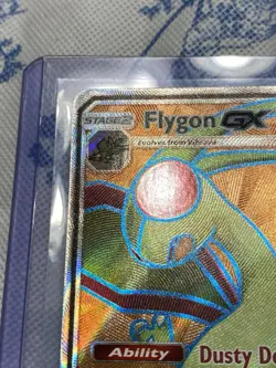 Pokemon Card Cosmic Eclipse Flygon GX 218/236 Rare Ultra NICE CENTERING GRADABLE - Image 2