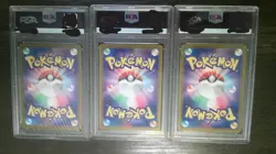 Pokemon N's Reshiram 109 Battle Partners Card PSA 10 Lot of 3 FRESH PSA ORDER #1 - Image 2