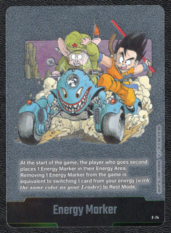 Son Goku Dragonball Super Card Fusion World Manga Booster 02 ENERGY MARKER E-74 - Image 1