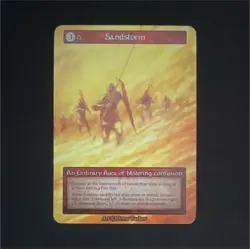 Sorcery Contested Realm SAMPLE Card - Sandstorm - Pre Alpha - Image 1