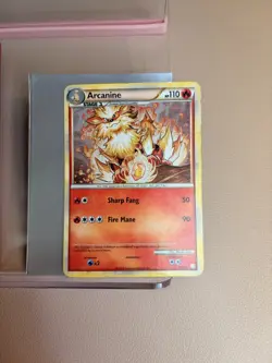 Pokemon TCG Arcanine Card Lot; 1/123 HGSS Holo, Promo 6 & 15/147 Reverse Holo MP - Image 4