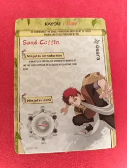 Naruto Kayou English Series 2 Card - Gaara - NRSA02-SSR-003L3 - Image 2