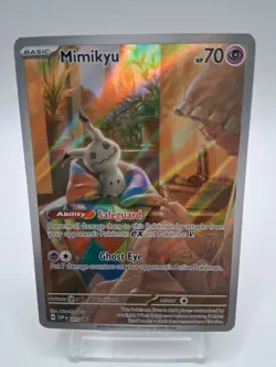 Mimikyu 075 Sv: Scarlet & Violet Promo Card Holo Pokemon TCG NM - Image 1