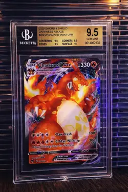 BGS 9.5 Charizard VMAX 020/189 Darkness Ablaze Pokemon Card Gem Mint - Image 1