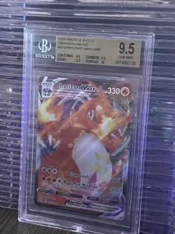 BGS 9.5 Charizard VMAX 020/189 Darkness Ablaze Pokemon Card Gem Mint - Image 2