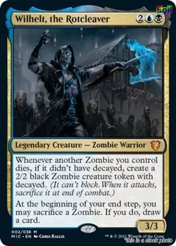 Wilhelt, the Rotcleaver [MIC - 2] - MP [Foil] TCG MTG - Image 1