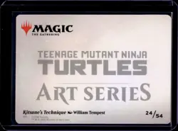 2026 Magic MTG MTG TMNT Kitsune's Technique Art Series #24/54 - Image 2