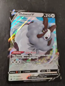 Dubwool OverSiezed Pokemon Card V - Image 2