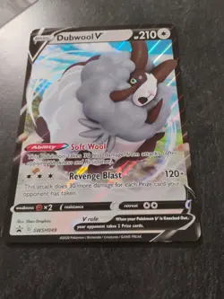 Dubwool OverSiezed Pokemon Card V - Image 3