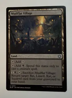 Mudflat Village #257 (NM) Bloomburrow BLB Magic MTG - Image 1