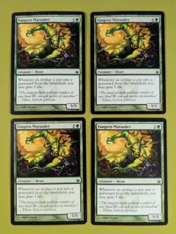 Fangren Marauder x4 Mirrodin Besieged 4x Playset Magic the Gathering MTG - Image 1