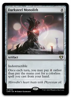 Darksteel Monolith #743 (NM) Commander Masters CMM Magic MTG - Image 1