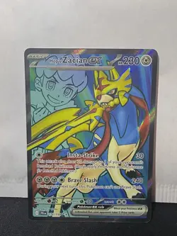 Pokemon TCG Hop's Zacian EX 176/159 Full Art Journey Together English Card - Image 1