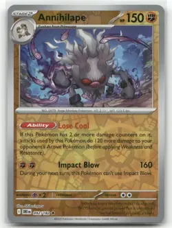 Annihilape 092/182 Reverse Holo Destined Rivals Pokemon TCG - Image 1