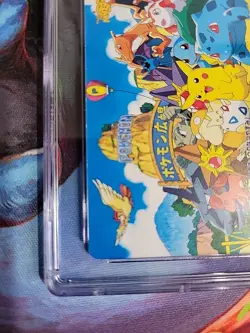Pikachu Summer Vacation Pokemon Phone Card 1998 Japanese Mewtwo Strikes Release - Image 2