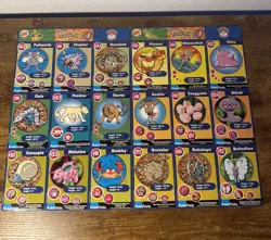 Vintage 1999 Pokemon Movie Poketrivia Burger King Uncut Sheets (2x) 💎💎 - Image 1