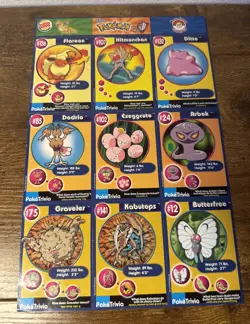 Vintage 1999 Pokemon Movie Poketrivia Burger King Uncut Sheets (2x) 💎💎 - Image 5